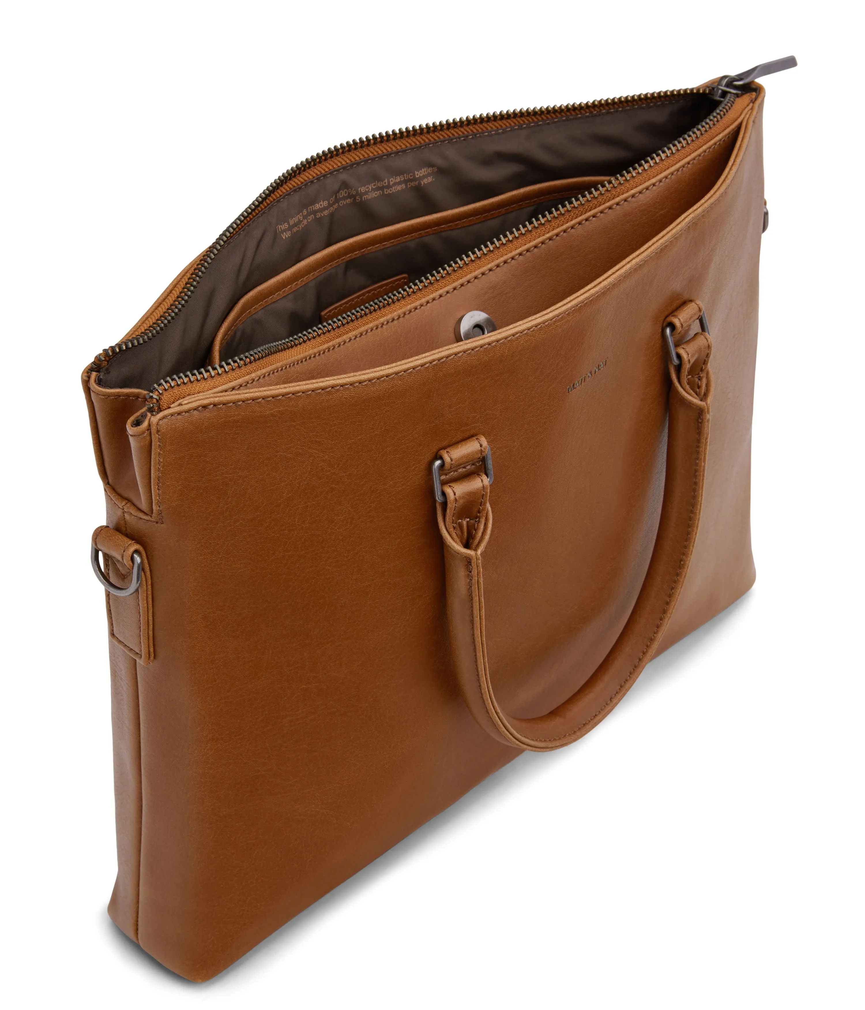 ALBAN Vegan Briefcase - Vintage