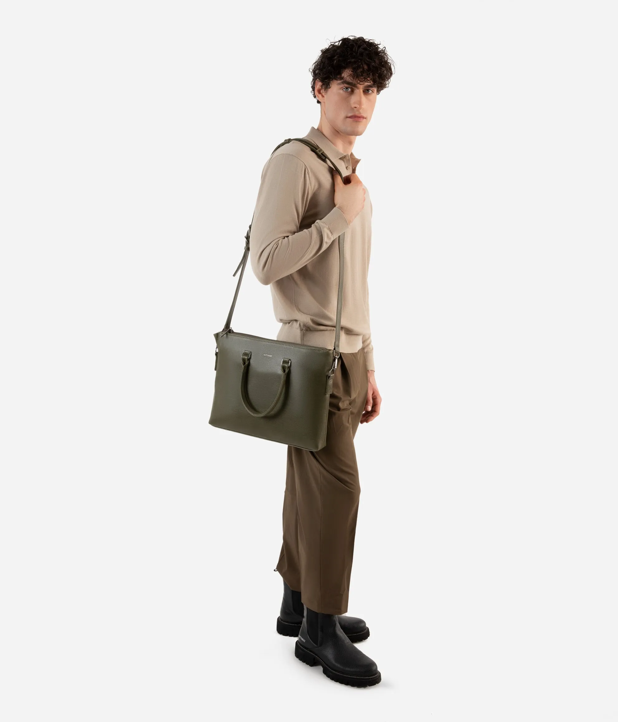 ALBAN Vegan Briefcase - Vintage