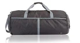 Amazonbasics Packable Travel Duffel, 27-Inch, Black