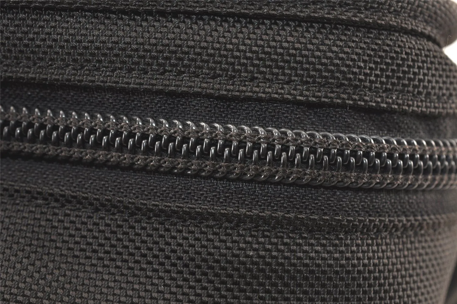 Authentic TUMI Vintage 2Way Briefcase Business Bag Canvas Leather Black 6402K