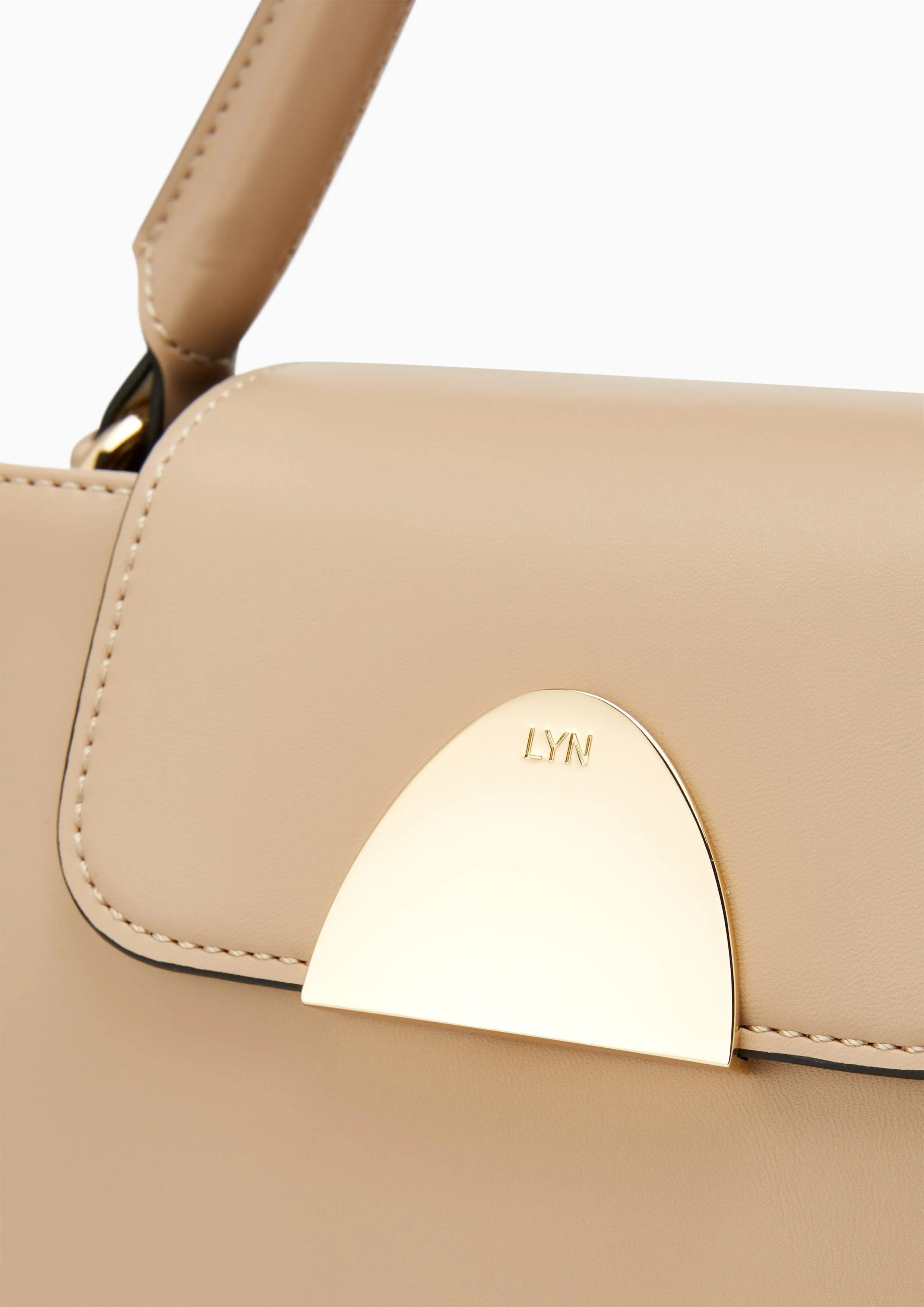 Avenue Top Handle Bag S Beige