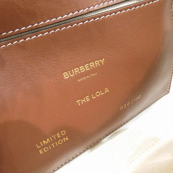 Burberry Mohair Canvas Small Lola Bag 8059523