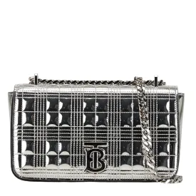 Burberry TB Logo Lola Chain Shoulder Bag Patent Leather