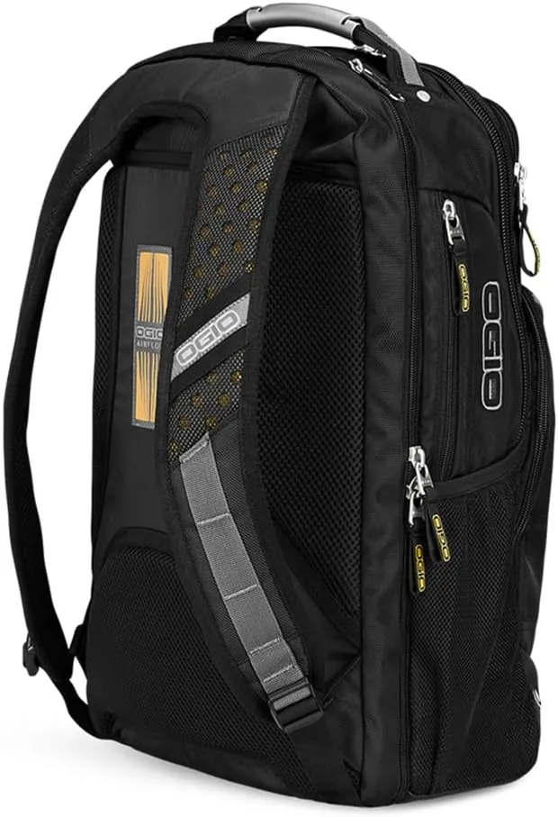 Callaway Axle 17" Laptop Backpack, Black, 19.25" H x 13" W x 9.25" D