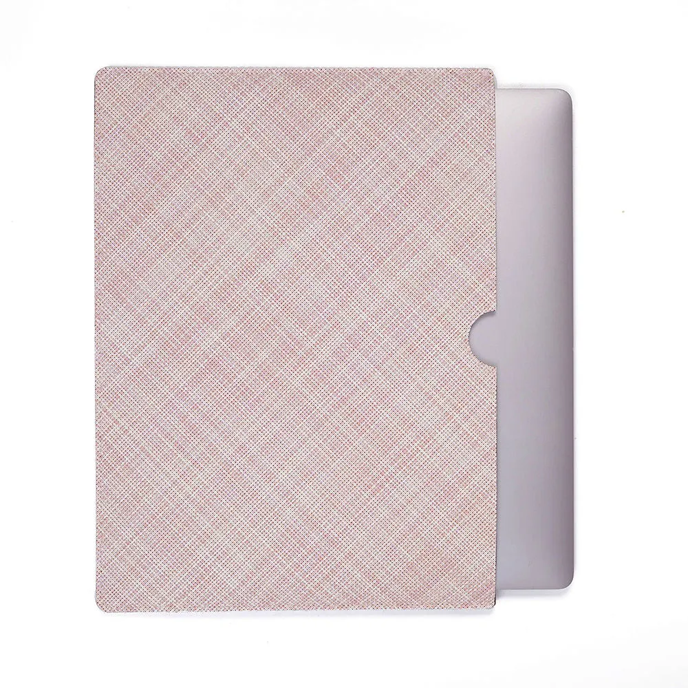 chilewich | laptop sleeve | basketweave blush large - DC