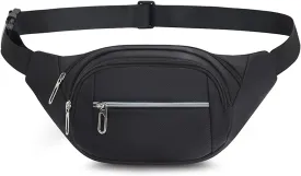 DAITET Crossbody Fanny Pack for Men&Women,Large Waist Bag & Hip Bum Bag with Adjustable Strap for Outdoors Workout Traveling Casual Running Hiking Cycling