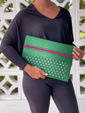Felt Laptop Sleeve - 13" Green