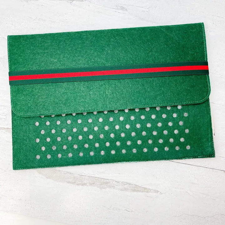 Felt Laptop Sleeve - 13" Green