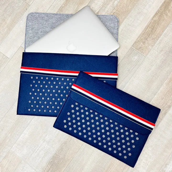 Felt Laptop Sleeve - 16" Navy