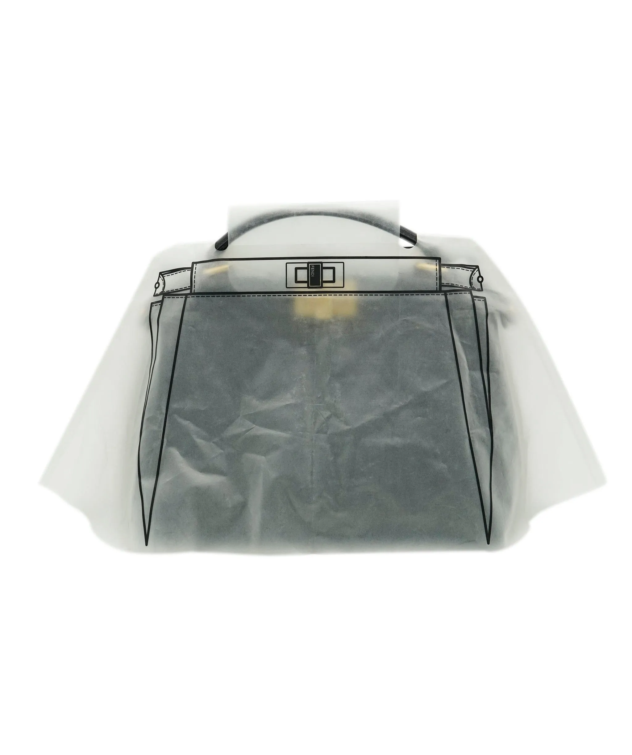 Fendi Black Peekabo Mini Crossbody Bag  ALC1629