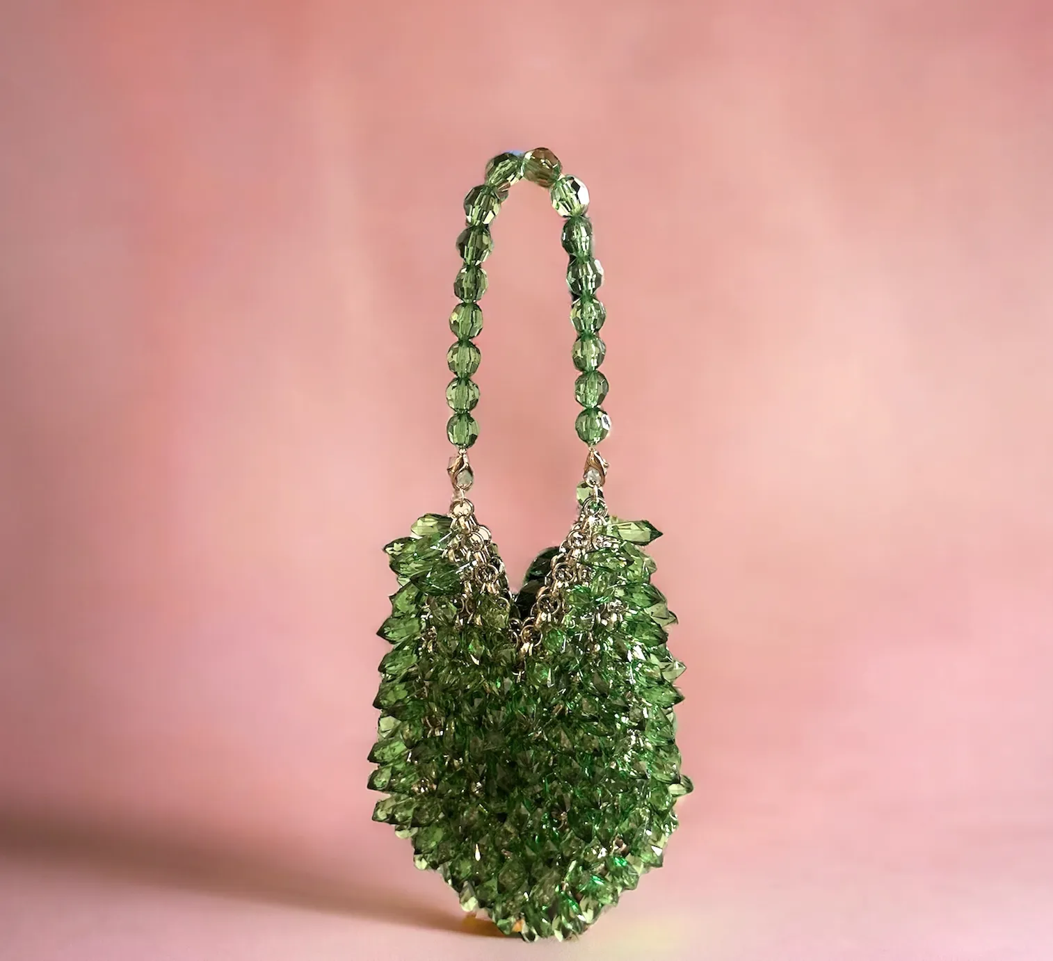 Green Bead Bag