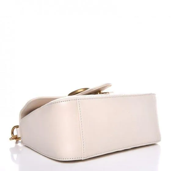 Gucci GG Marmont Small Top Handle Bag White