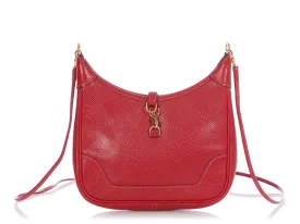 Hermès Vintage Red Micro Mini Trim 15