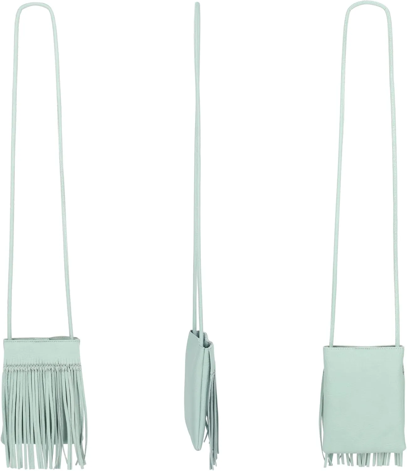Hoce Womens Leather Fringe Messenger Bag Large Hobo Crossbody Tassel Shoulder Bags, Gift for Mom Wife Girlfriend