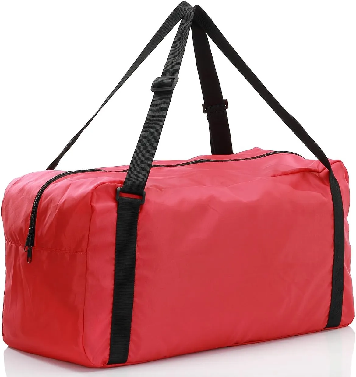 HOLYLUCK Foldable Travel Duffel Bag For Women & Men Luggage Great for Gym (Red)