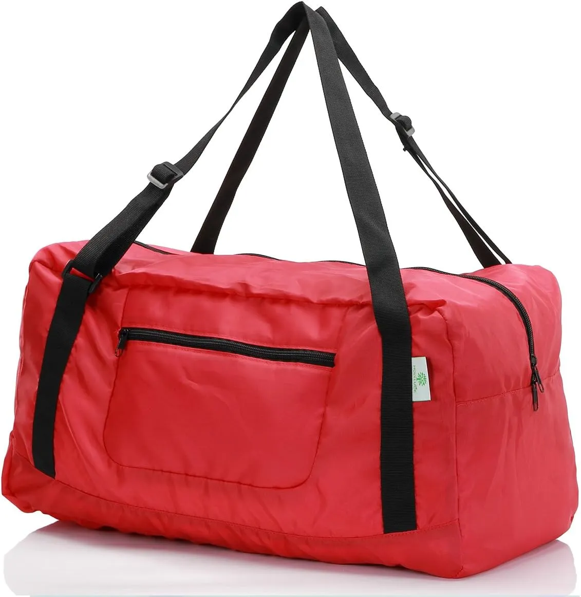 HOLYLUCK Foldable Travel Duffel Bag For Women & Men Luggage Great for Gym (Red)