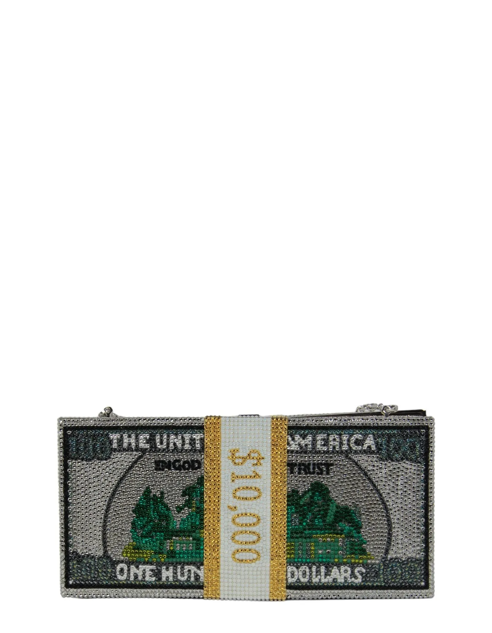 Judith Leiber Stack of 100s Cash Rich Clutch Bag