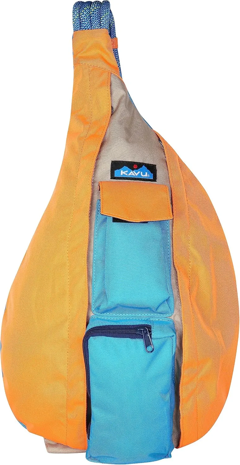 KAVU Original Rope Sling Bag with Adjustable Rope Shoulder Strap - Jamboree