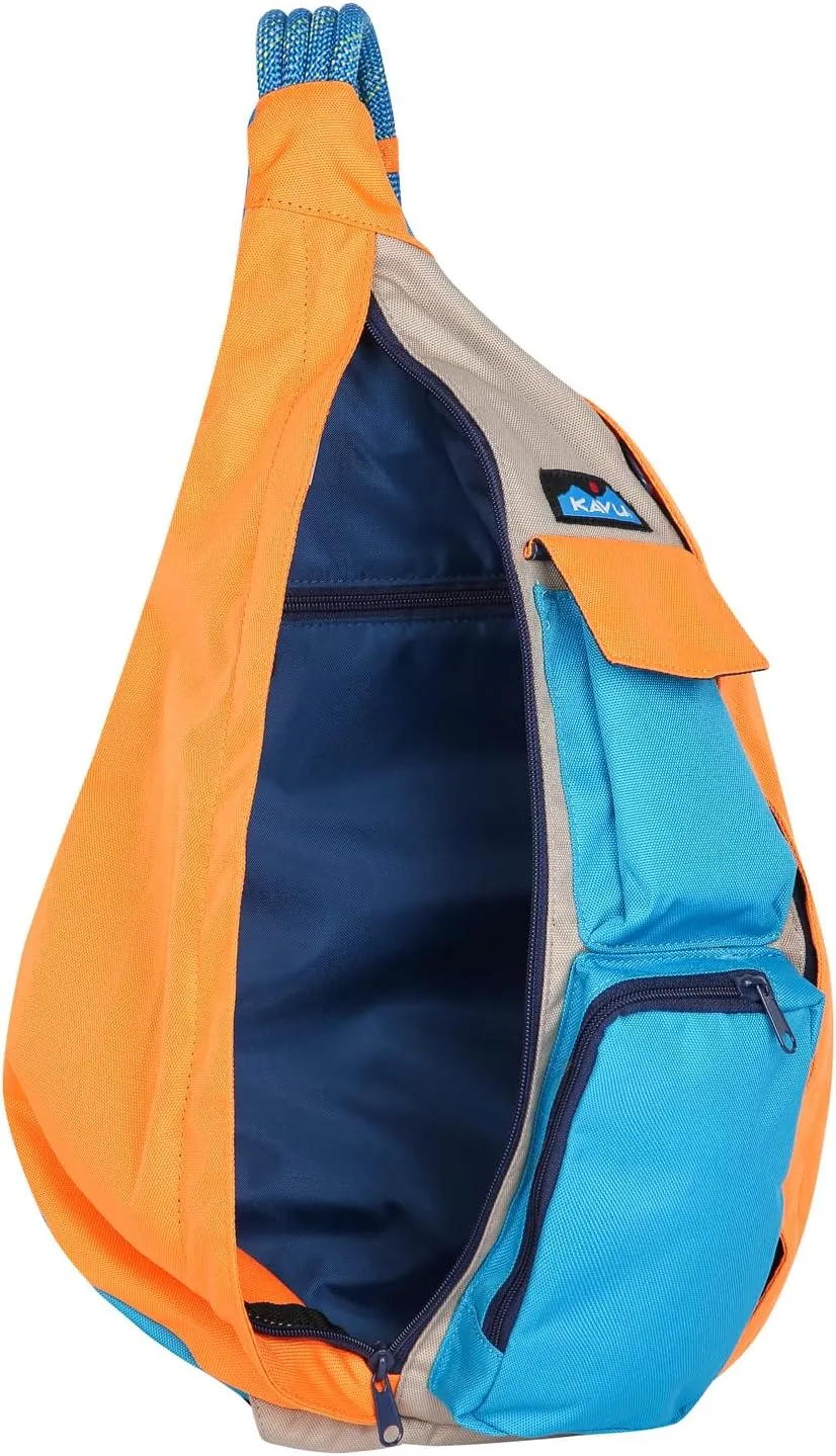 KAVU Original Rope Sling Bag with Adjustable Rope Shoulder Strap - Jamboree