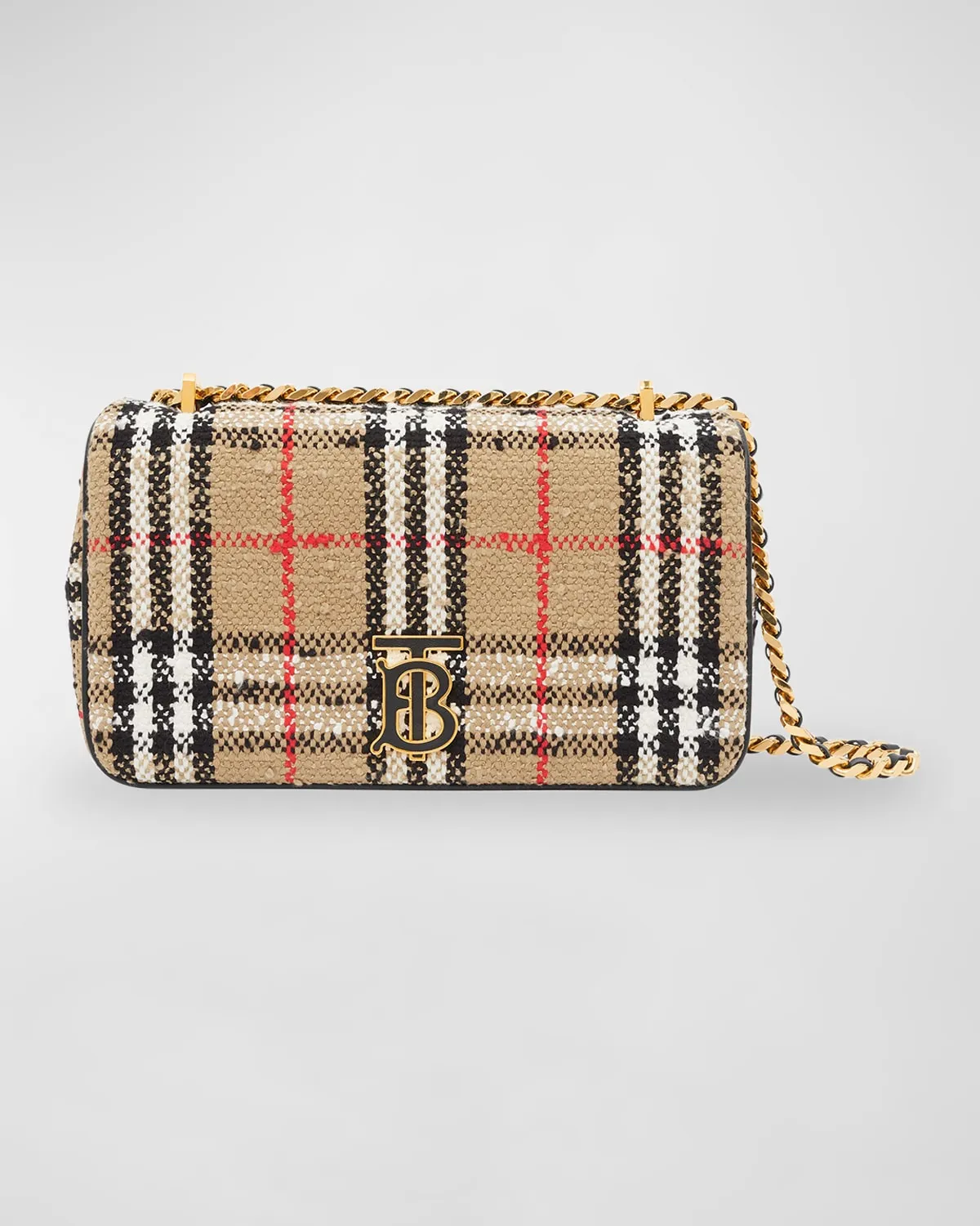 Lola Small Vintage Check Boucle Shoulder Bag