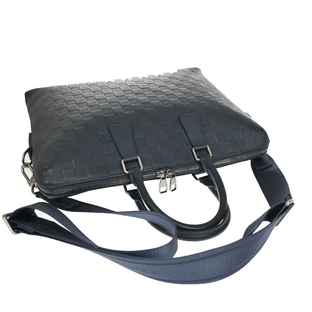 Louis Vuitton Porte Document Jules  Leather Backpack Bag ()