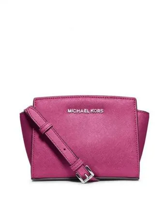 Michael Michael Kors Selma Saffiano Mini Messenger