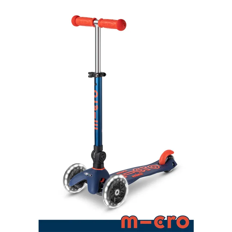 Micro Kickboard Mini Deluxe Foldable LED Scooter Age 2-5