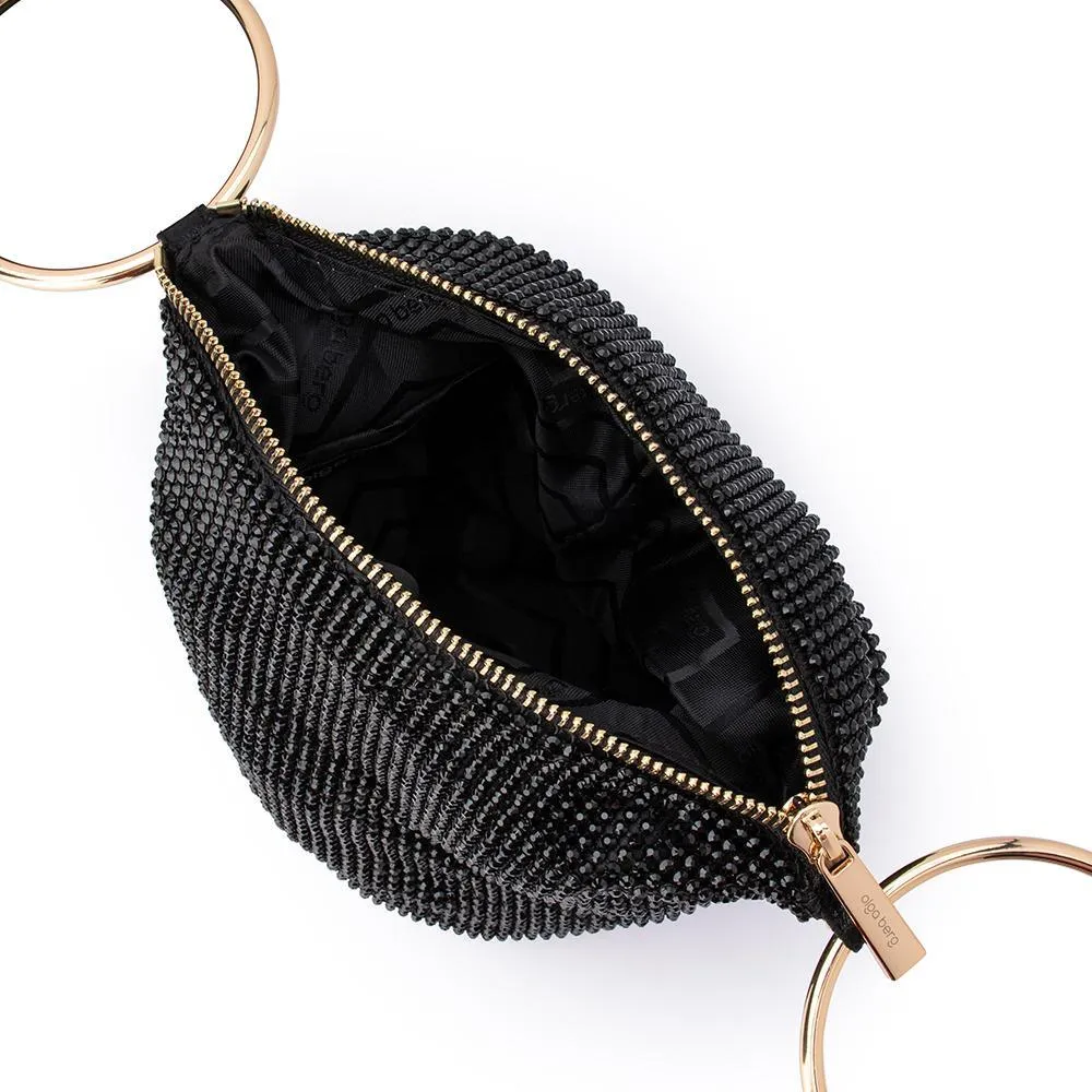 OB5283 ELLIE CRYSTAL MESH BAG