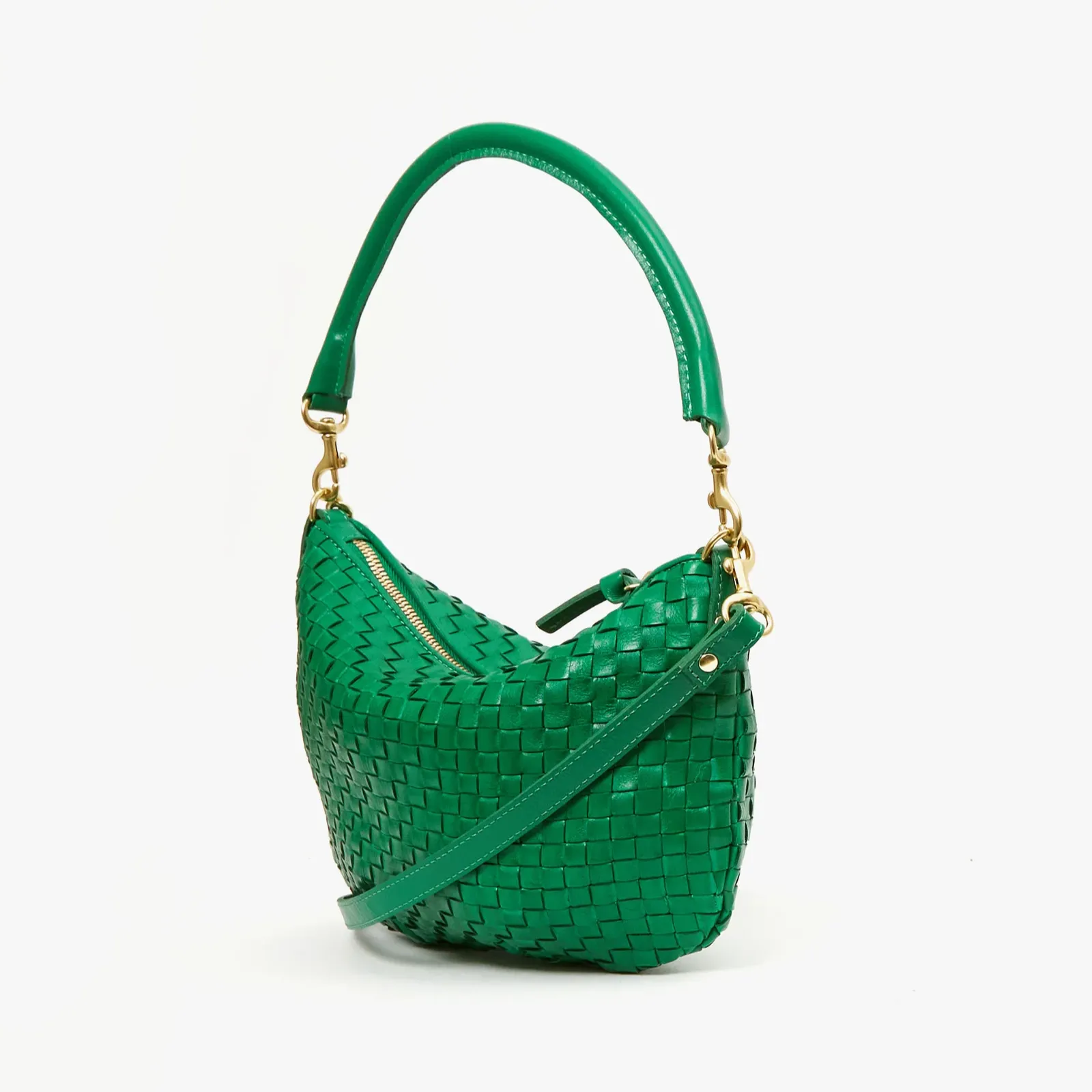 Petit Moyen Messenger (Grass Woven Checker)
