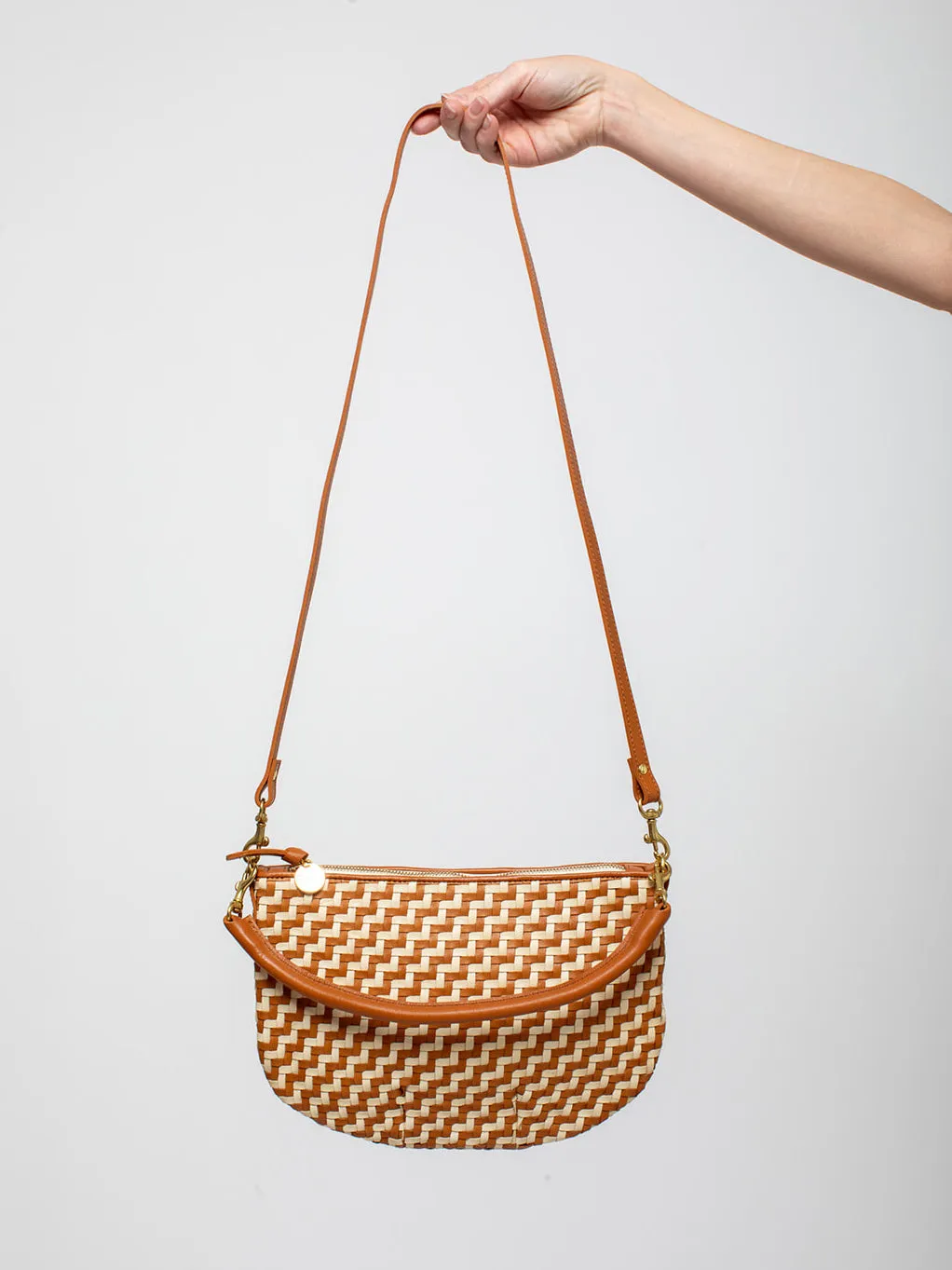 Petite Moyen Messenger ZigZag Nat/Cream