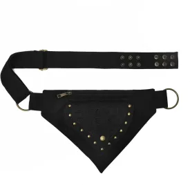 Renaissance Faire Festival Thigh Bag - Drop Leg Fanny Pack for Women - Lace Waist Utility Hip Belt - Renaissance Accessories