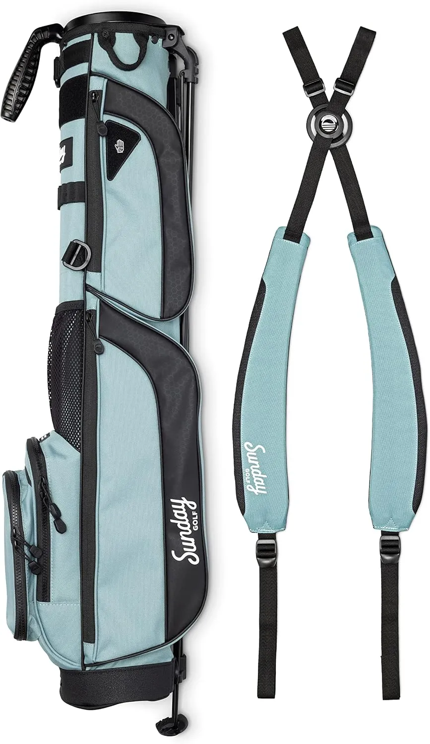 Sunday Golf Loma XL Bag - Lightweight Sunday Golf Bag with Strap and Stand  Easy to Carry Pitch n Putt Golf Bag  Golf Stand Bag for The Driving Range, Par 3 and Executive Courses, 3.4 pounds