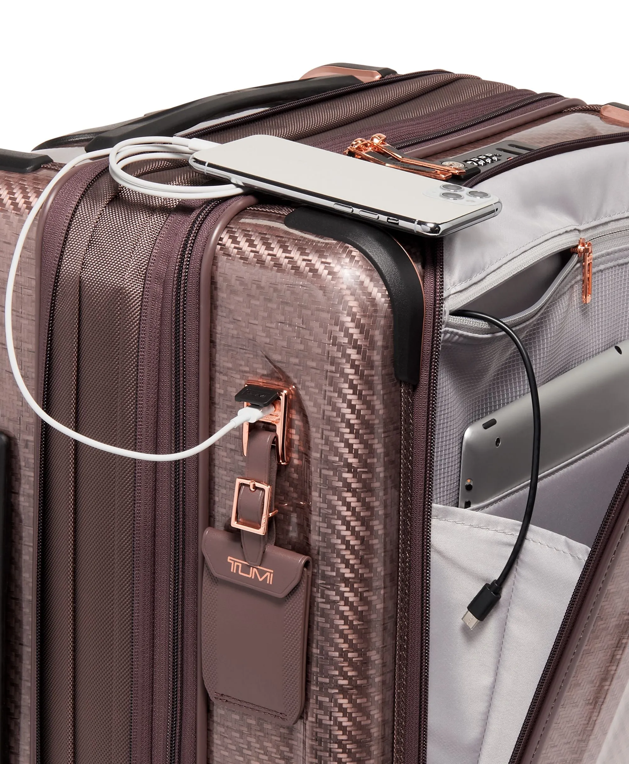 TEGRA-LITE® Continental Front Pocket Expandable 4 Wheeled Carry-On