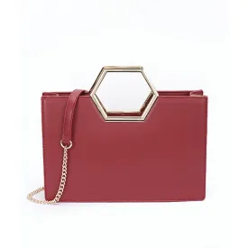 Top Handle Structured Tote Bag