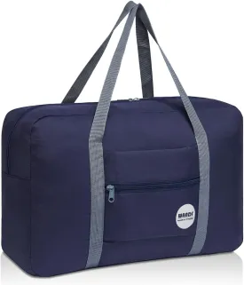 WANDF For Spirit Airlines Personal Item Bag 18x14x8 Travel Duffel Bag Underseat Foldable Carry-on Luggage for Women