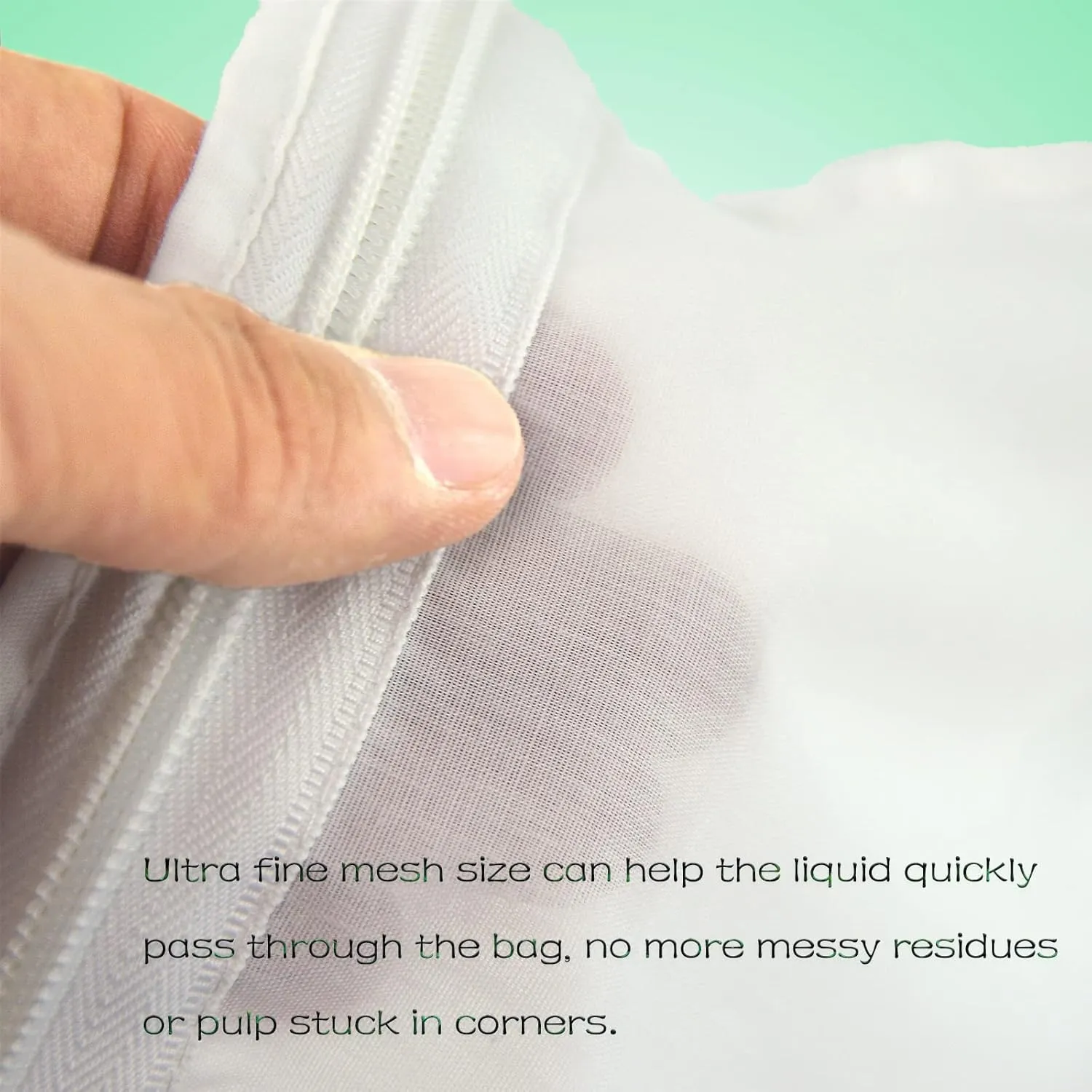 WMKGG Ultra Fine Mesh Strainer Bags, Reusable Mesh Filter Bags with Stainless Steel Handle Frame for Filter NutMilk, Coffee, Milk, Butter, Juices and Fresh Cheese (Large   Small)